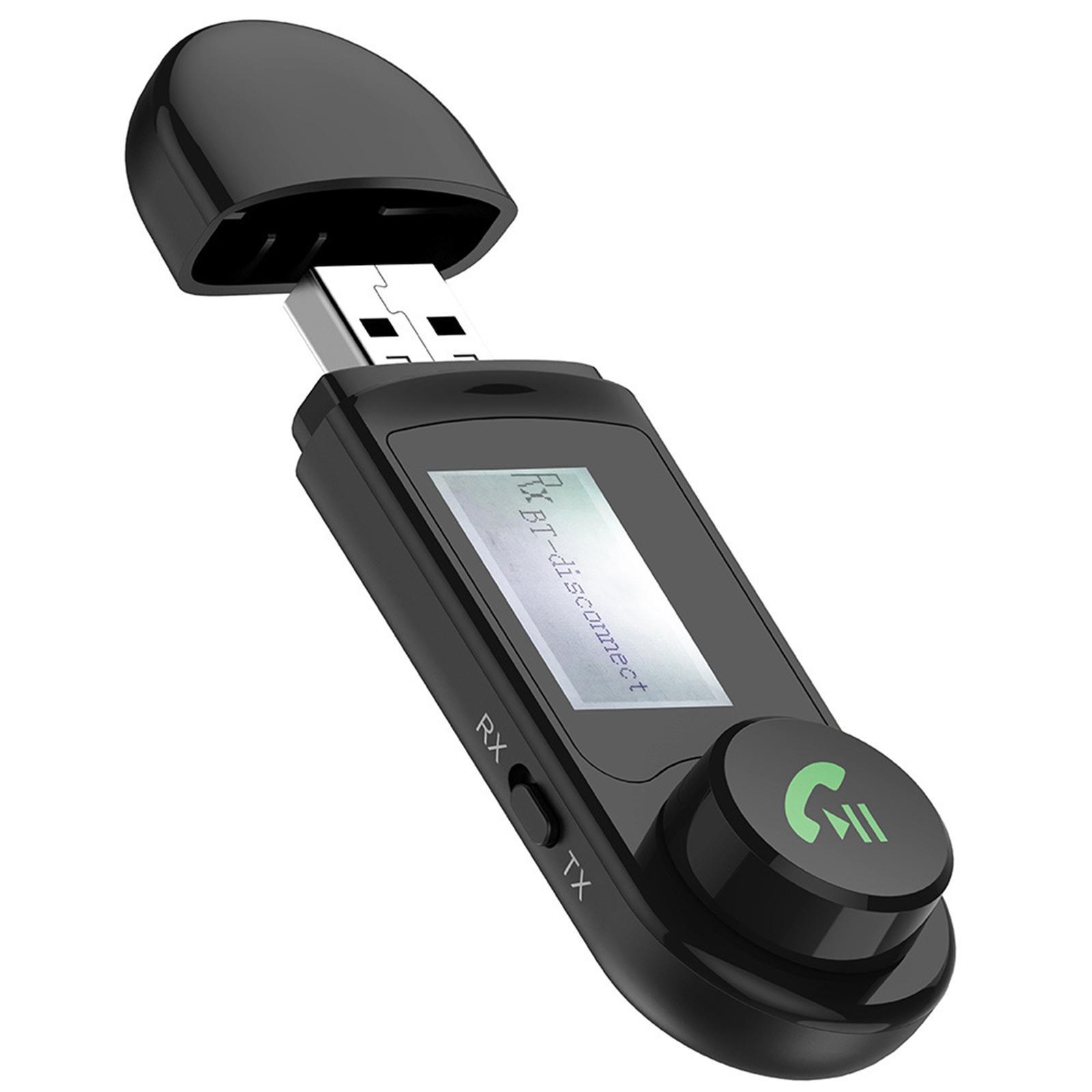 Bluetooth Receiver 2 in 1 LCD Display for Speaker Stereo Audio