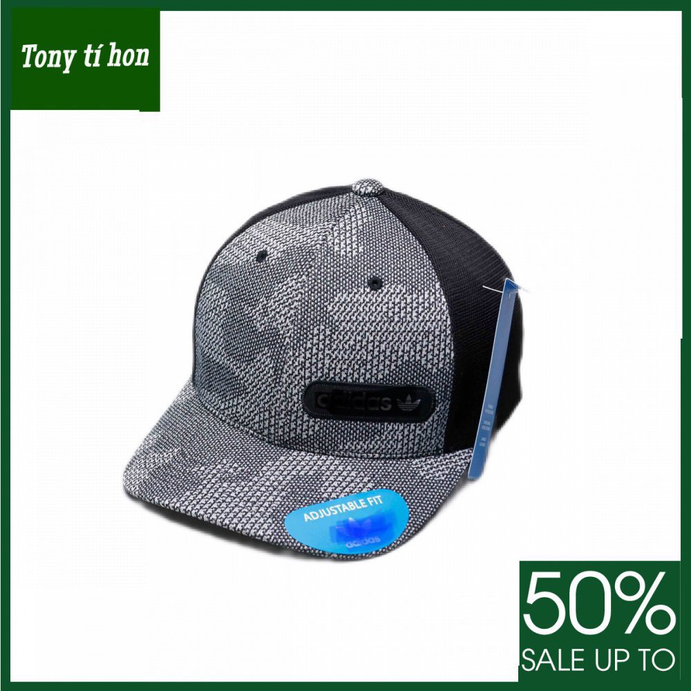 Tony tí hon -  Mũ/nón kết lưỡi trai camo bít đuôi thời trang nam nữ cao cấp - xanh phối trắng / xám phối đen