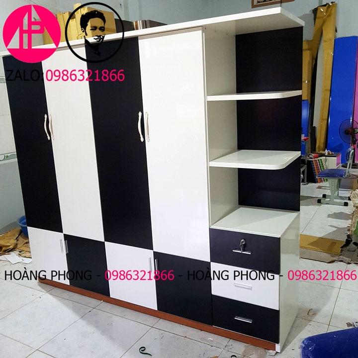 Tủ quần áo 5 cánh - Tủ nhựa đài loan Hàng cao cấp