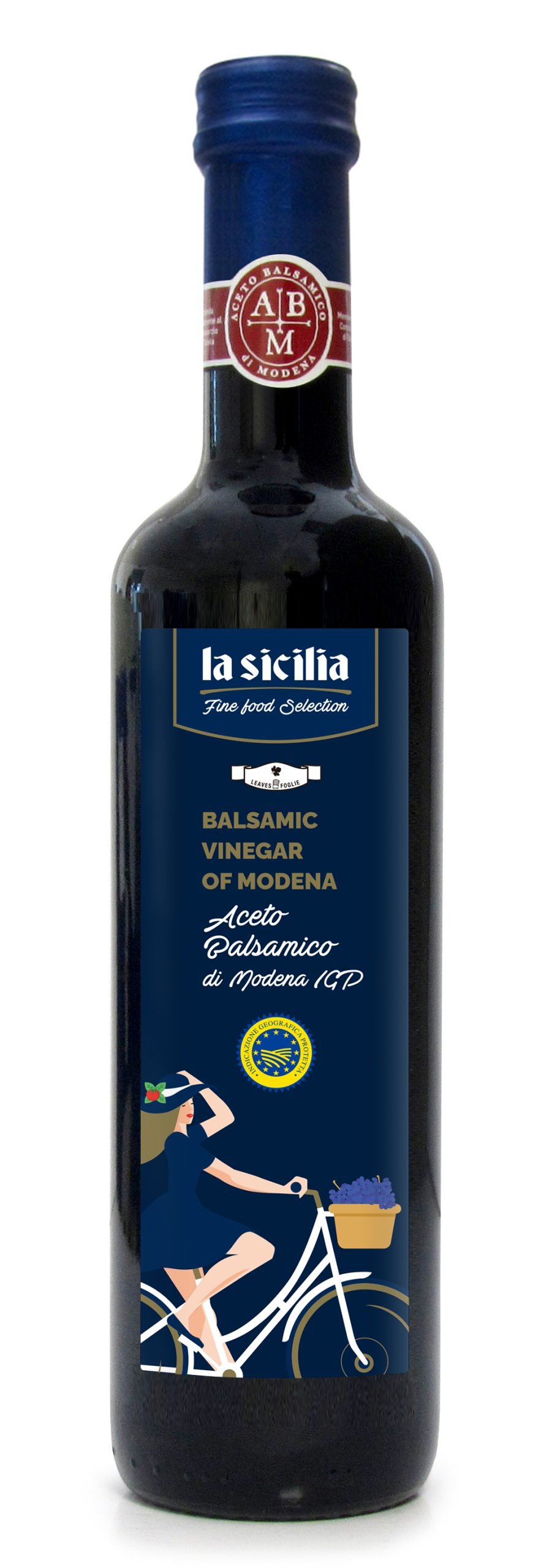 Giấm Rượu Vang Balsamic Vinegar Modena - La Sicilia 500ml [Nhập Khẩu Ý]