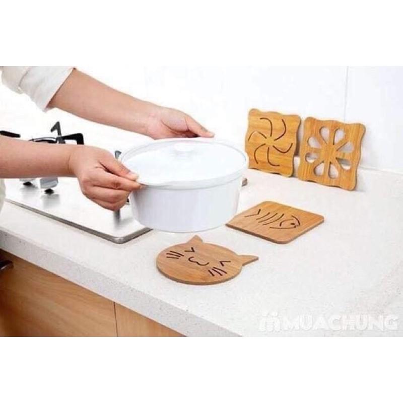 Miếng lót nồi bằng gỗ