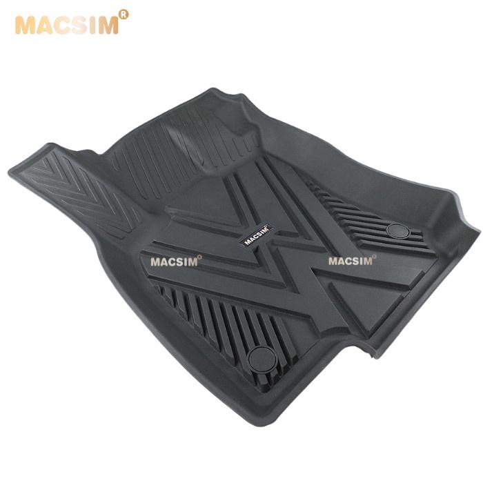 Thảm lót sàn xe ô tô  Volkswagen Tiguan L 2018+ Nhãn hiệu Macsim chất liệu nhựa TPE cao cấp