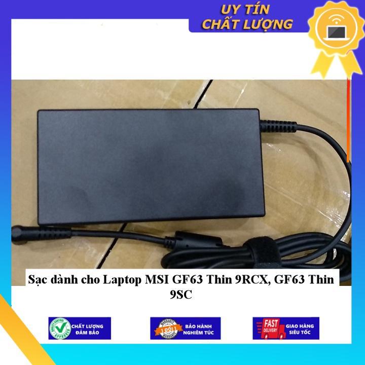 Sạc dùng cho Laptop MSI GF63 Thin 9RCX GF63 Thin 9SC - Hàng chính hãng  MIAC1247