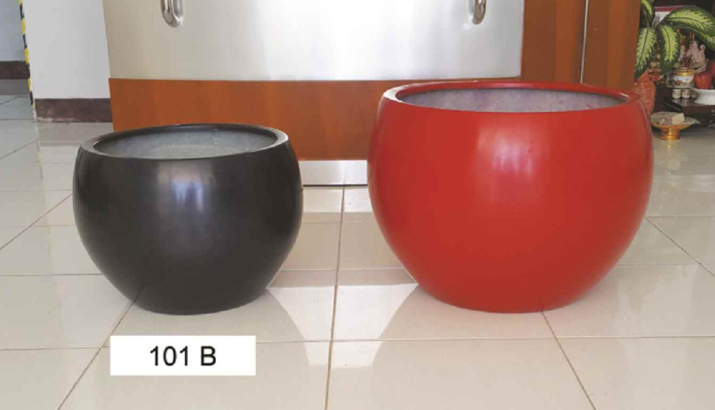 Chậu hoa tròn Composite KGC - 101 B