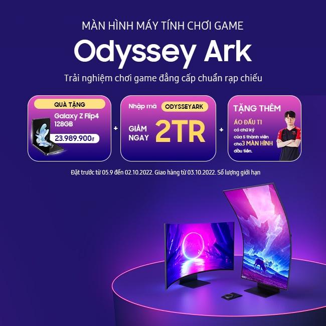 Màn hình cong Samsung Odyssey Ark 55 inch 2022 LS55BG970NEXXV - Hàng chính hãng