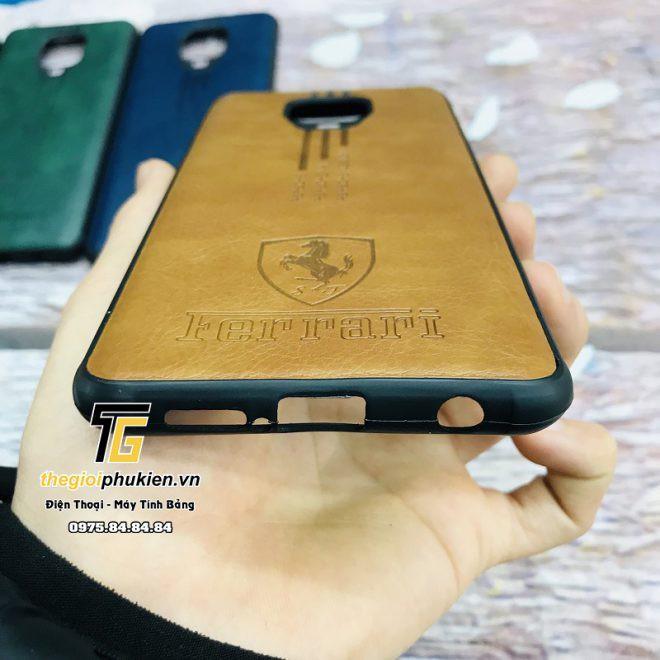 Ốp lưng Xiaomi Redmi Note 9 Pro Max, Note 9s silicon lưng da viền TPU dẻo