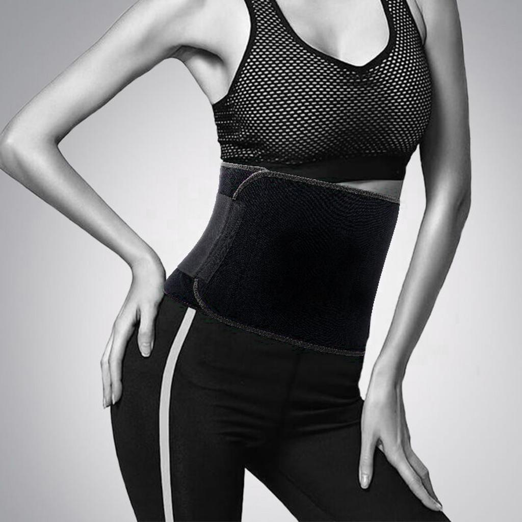 Women\'s Waist Cincher Trimmer Slimmer Body Shaper Belt Yoga Sport Girdle Belt