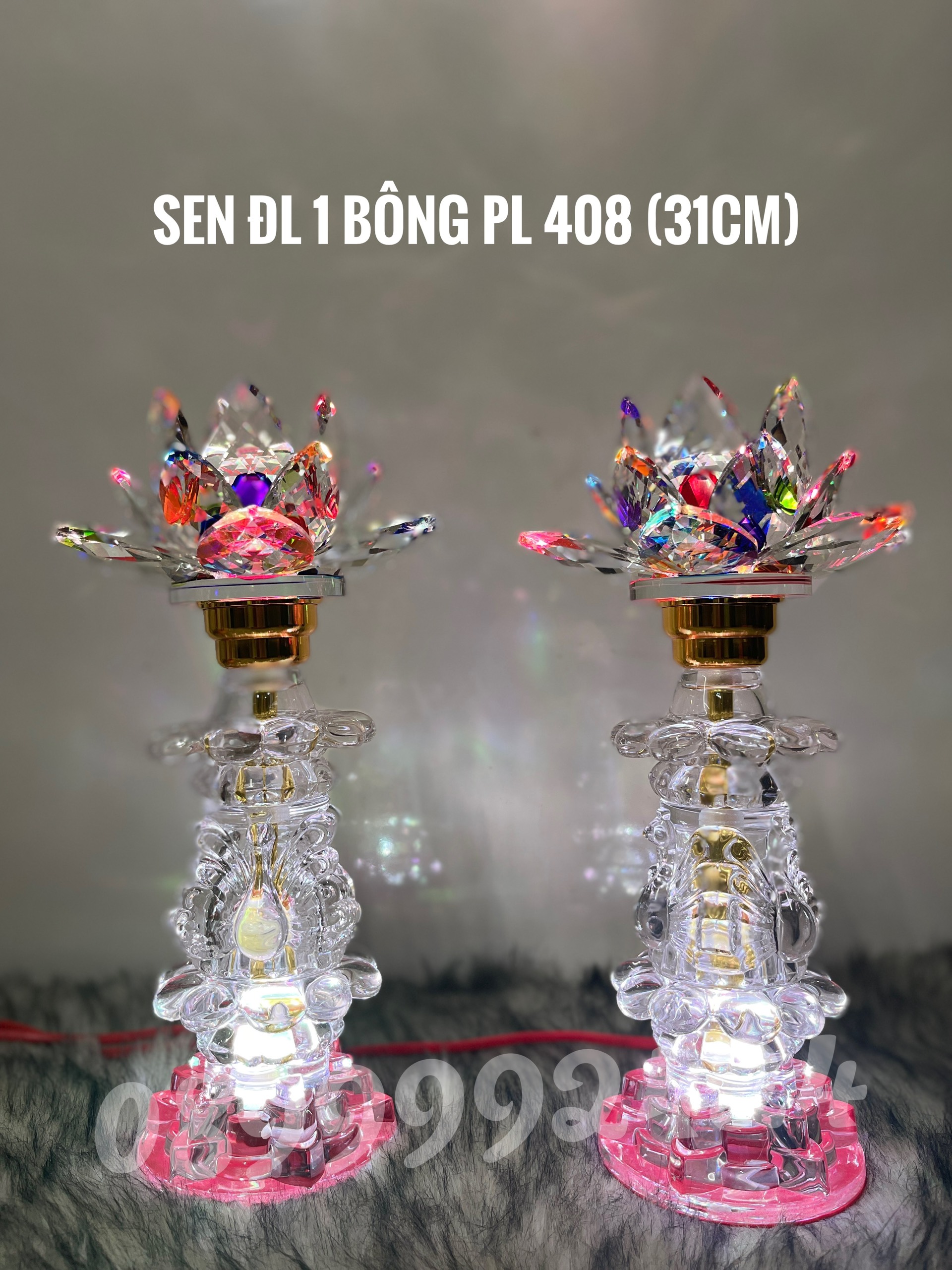 ĐÈN THỜ PHA LÊ CAO CẤP 408 GIÁ BÁN 1 CẶP