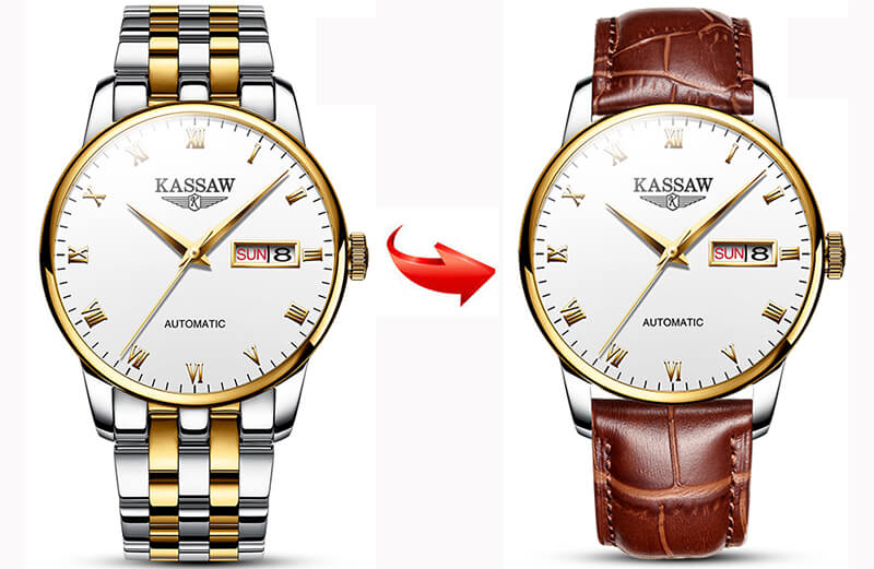 Đồng hồ nam chính hãng KASSAW K853-1 chống nước,chống xước,kính sapphire ,hàng mới 100% ,Đồng hồ cơ