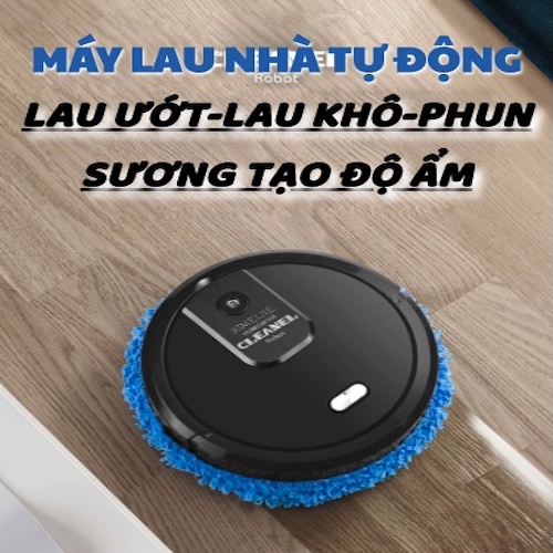 ROBOT LAU NHÀ SMART MUTE LAU ƯỚT-LAU KHÔ-PHUN SƯƠNG TẠO ĐỘ ẨM