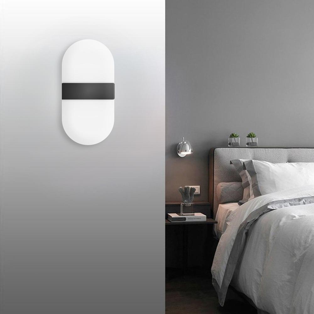 Đèn tường LED hiện đại 6W 6500K làm bằng vật liệu cao cấp và hạt ánh sáng công suất cao, thiết kế sang trọng