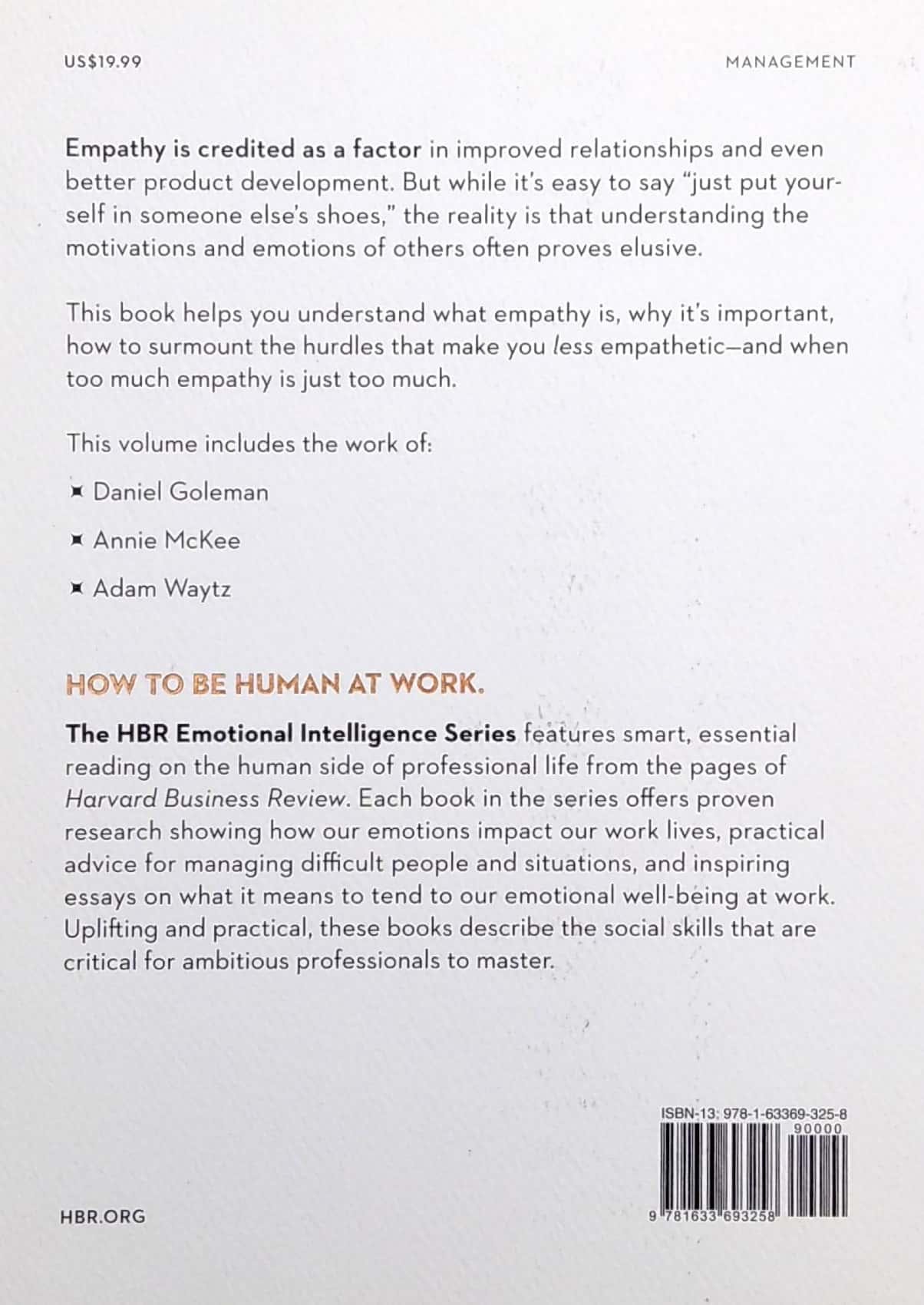 Empathy (HBR Emotional Intelligence Series)