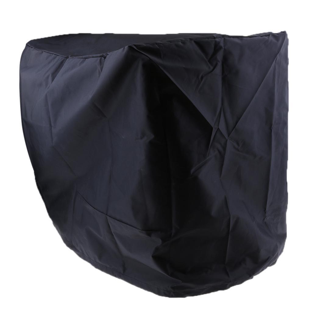 Black Waterproof Marine Boat Outboard Motor Protector Cover