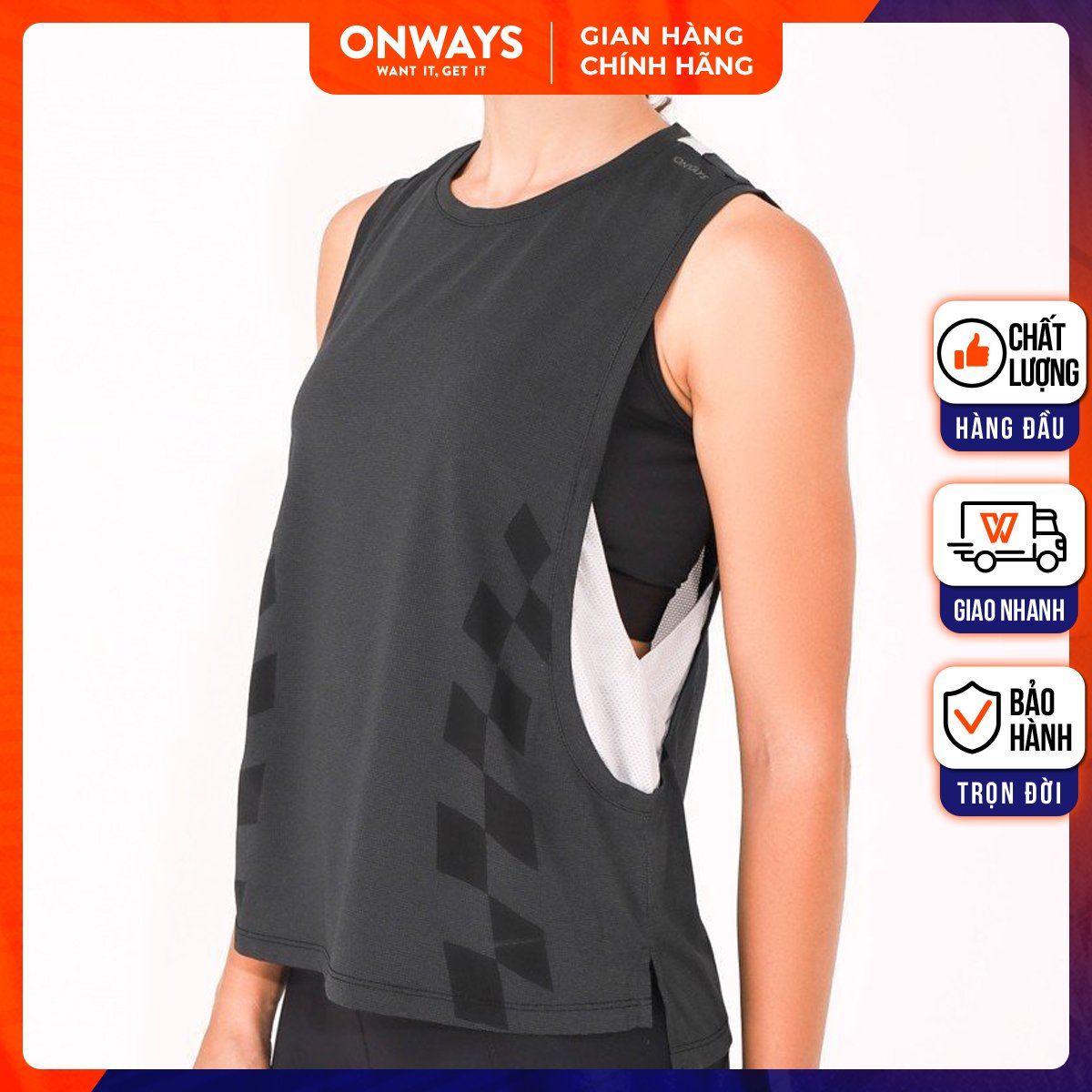 Áo Tanktop Thể Thao Nữ Coffee STO 2003 - ONWAYS