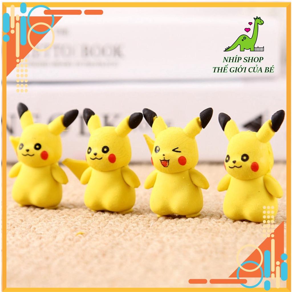 Tẩy bút chỉ hình Pikachu, Cún con, xe ô tô cực kỳ đáng yêu