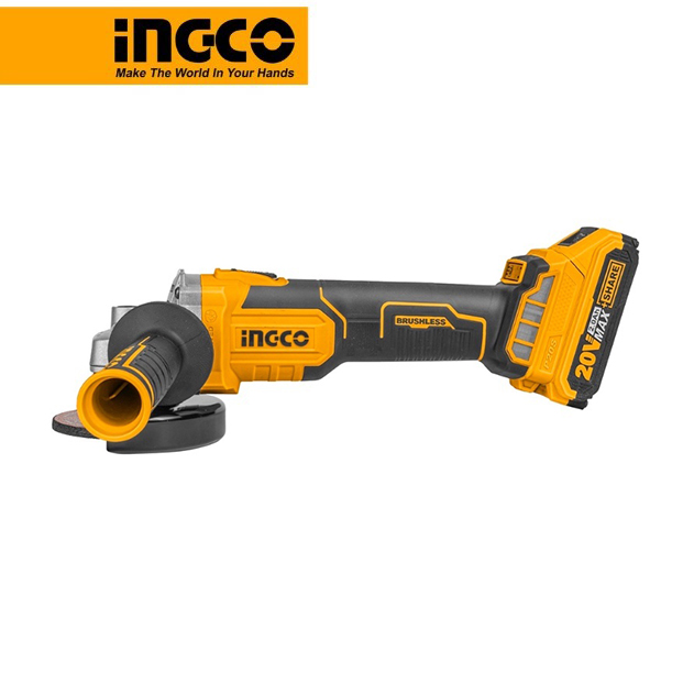 Máy mài góc Ingco CAGLI201008 dùng pin 20V 100mm động cơ không chổi than