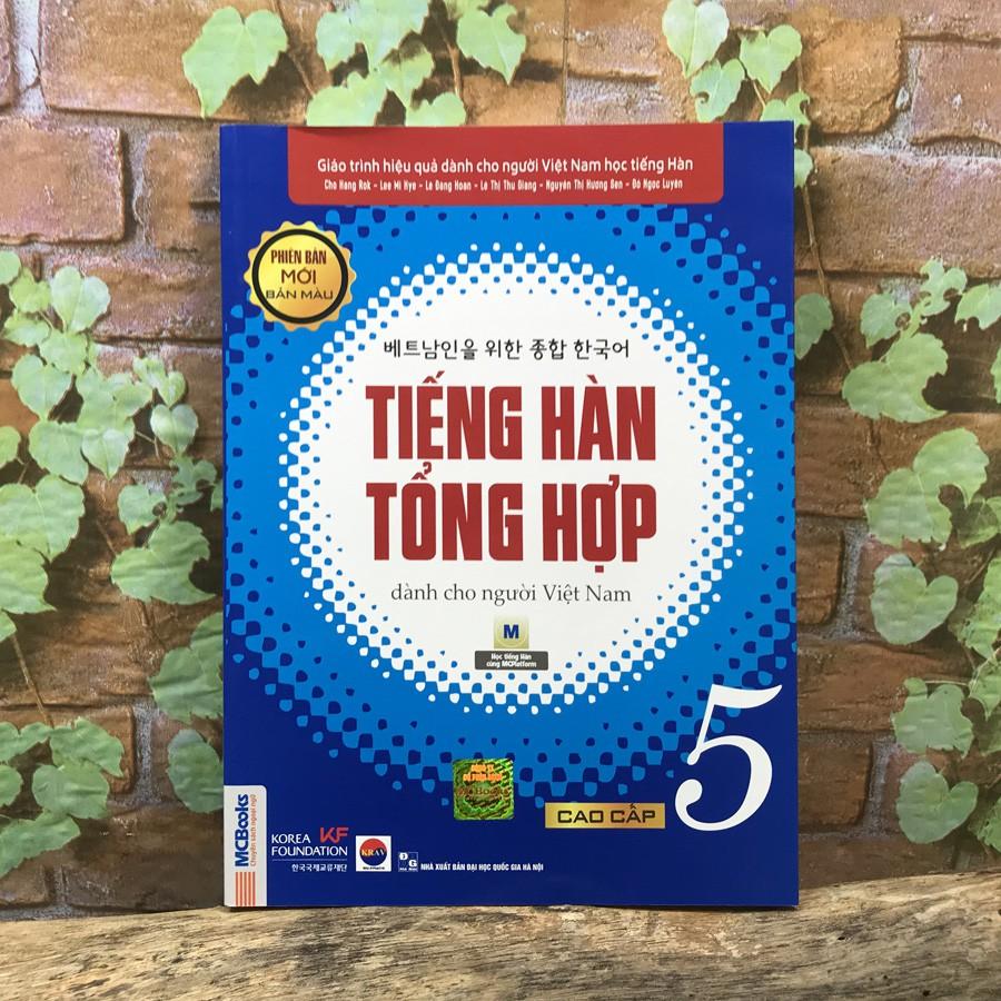 Sách - Tiếng Hàn Tổng Hợp Dành Cho Người Việt Nam - Cao Cấp 5 Phiên Bản Mới (4 Màu)