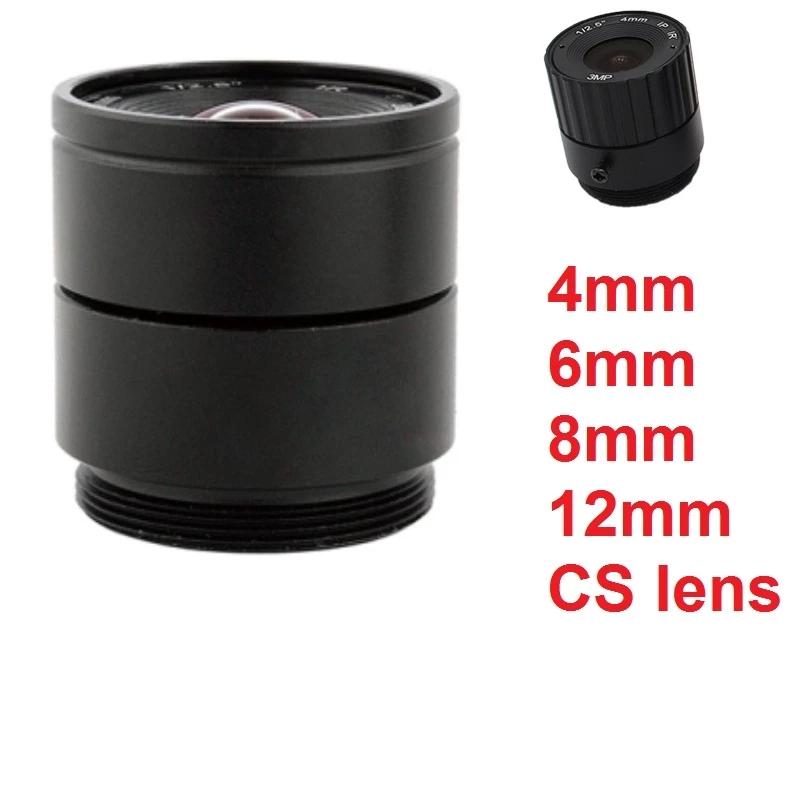 SVPRO CS Mount 2.8-12mm/5-50mm /6-60mm Zoom Thủ Công Ống Kính Varifocal 4/6/8/12mm CS Ống Kính Tiêu Cự Cố Định Cho Máy Ảnh USB ELP