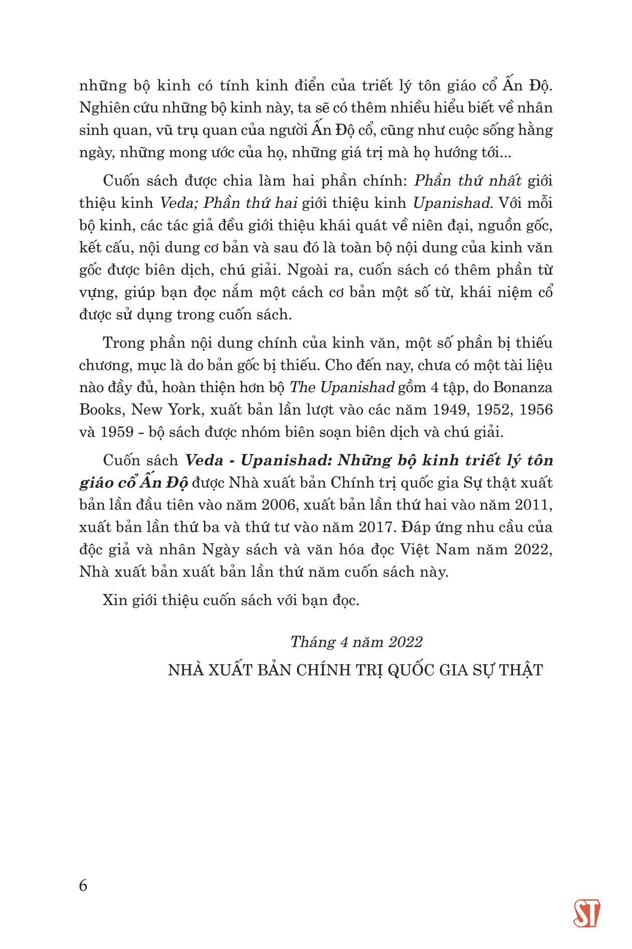 Veda Upanishad - Những Bộ Kinh Triết Lý Tôn Giáo Cổ Ấn Độ