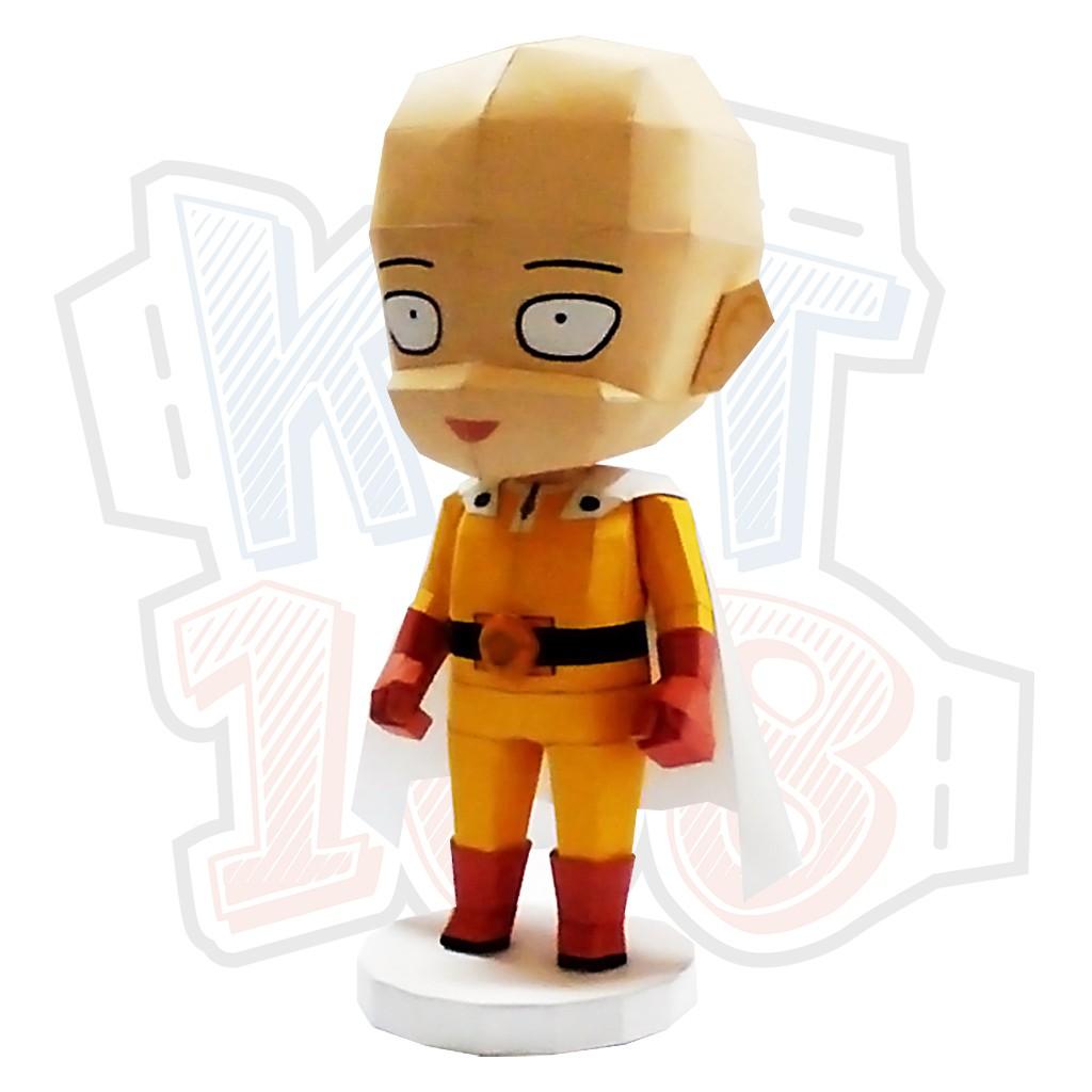 Mô hình giấy Anime Game Chibi Saitama - One-Punch Man ver 2