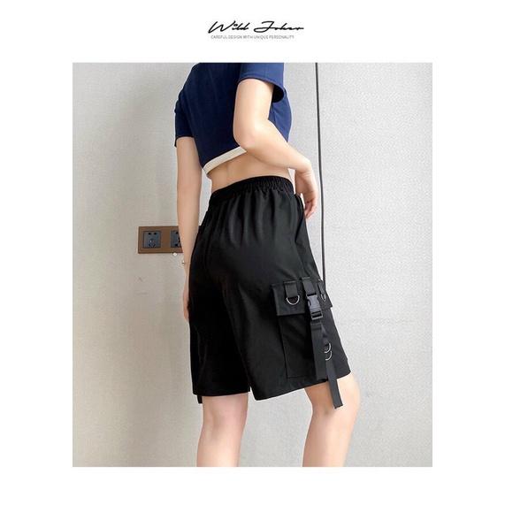 ️UNISEX HOTQuần short kaki phối xích cực chấtHàng chuẩn