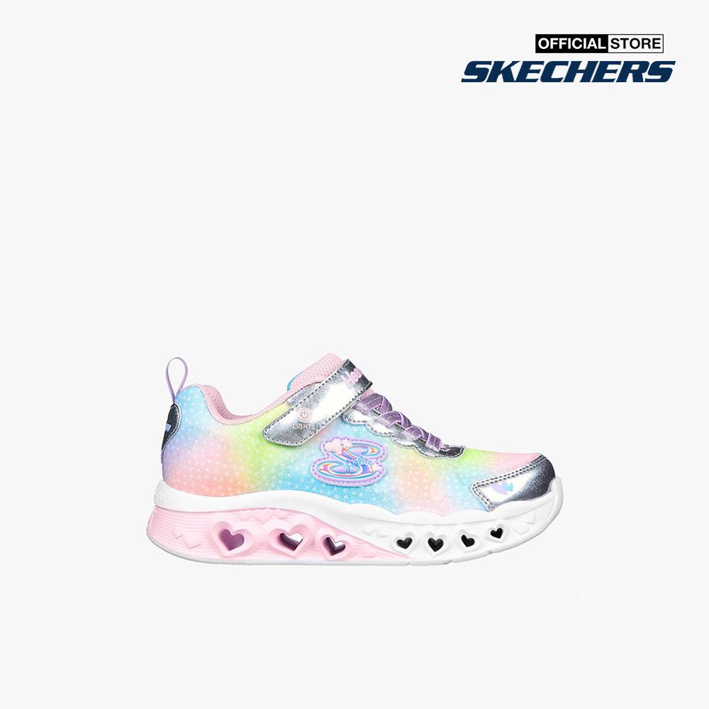 SKECHERS - Giày thể thao bé gái Flutter Heart Lights Simply Love 302315L