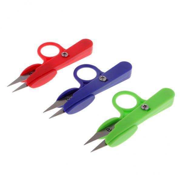 3x 3x Thread Scissors with Finger / Thread Scissors / Small Sewing Scissors / Mini