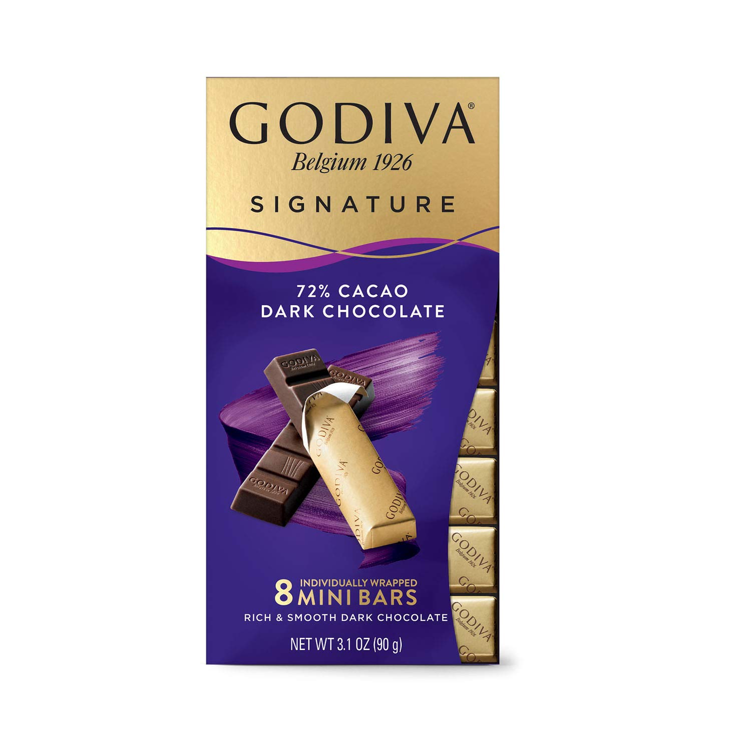 Chocolate Bars ngon nhất thế giới GODIVA Signature : 72% Cacao Dark Chocolate 90g