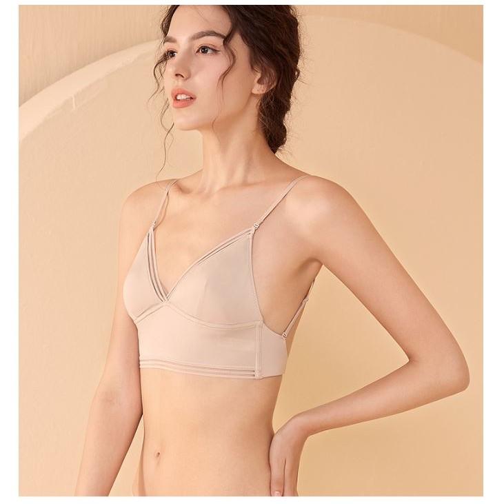 Bralette Trơn Hở Lưng Đệm Mỏng B321