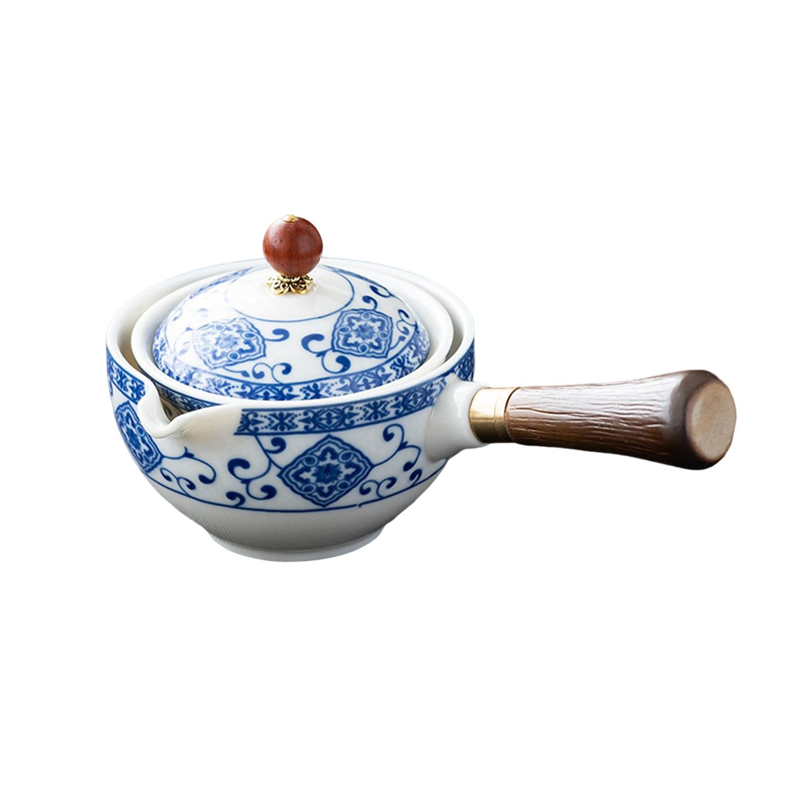 Side Handle Tea Maker Ceramic Teapot kettle for Travel