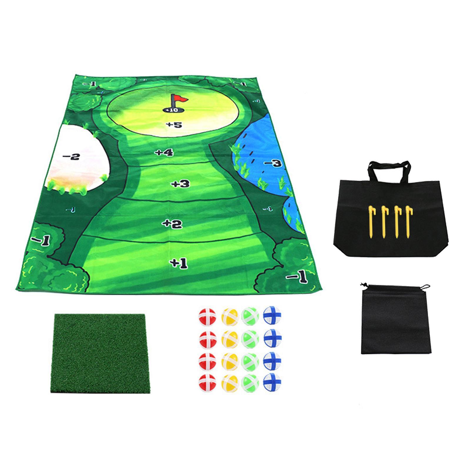Golf Practice Blanket Toy Durable Golf Golf Game Sticky Blanket for Home