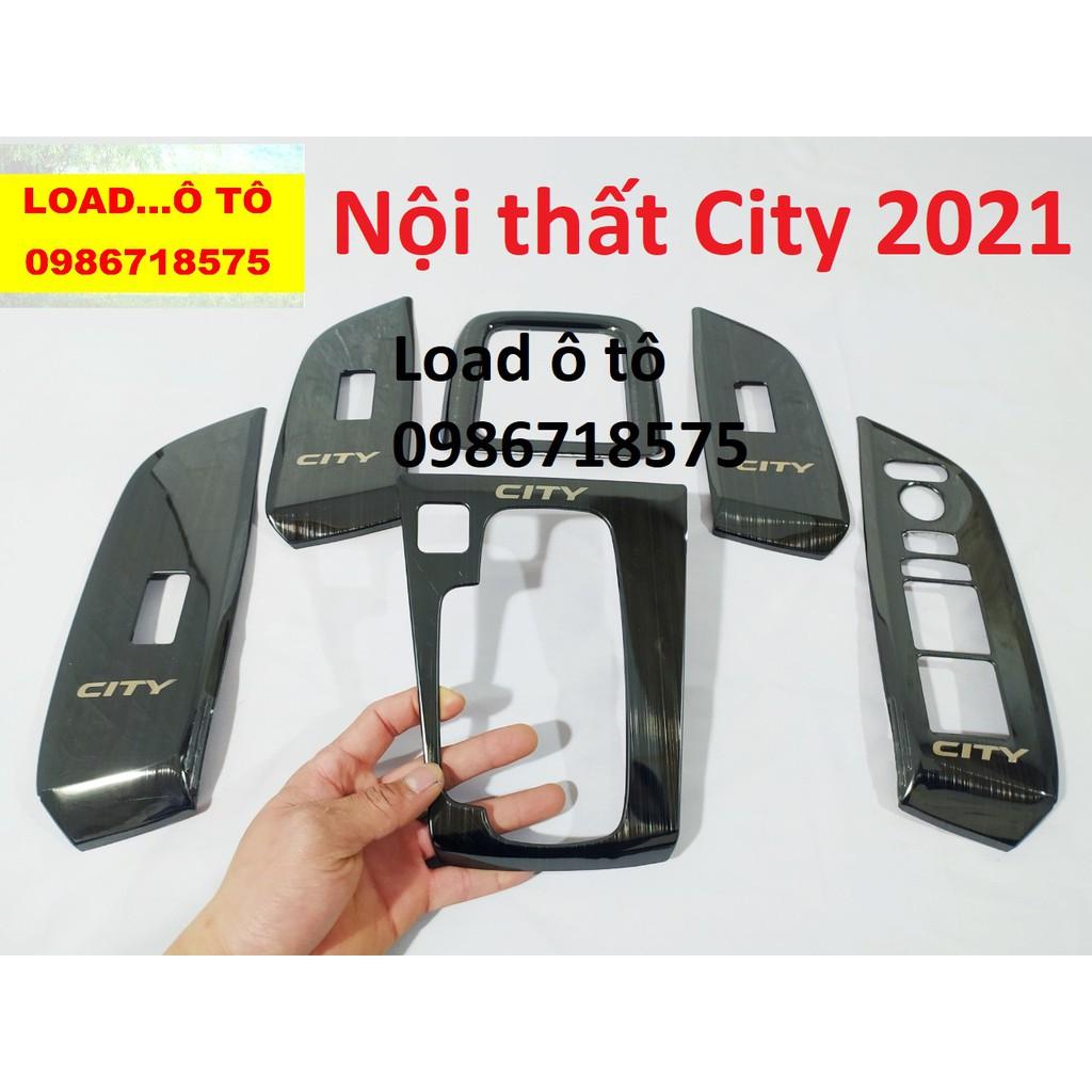 Ốp Nội Thất Xe Honda City 2023-2021 Vân titan Xước Cao Cấp