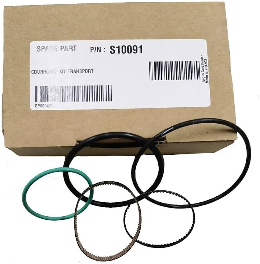 Dây curoa cho máy in thẻ nhựa S10091 (1 bộ 5 dây cho 5 vị trí ) - Hàng nhập khẩu