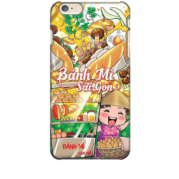 Ốp lưng dành cho điện thoại IPHONE 6S PLUS hình Bánh Mì Sài Gòn - Hàng chính hãng