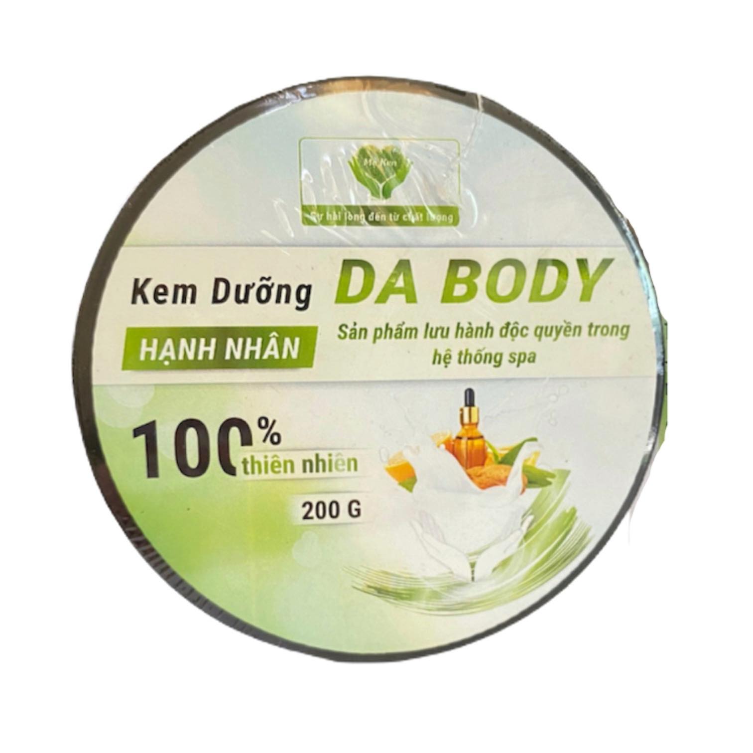 KEM DƯỠNG BODY HẠNH NHÂN MẸ KEN 200ML - hạnh nhân spa MẸ KEN, dưỡng ẩm, trắng body
