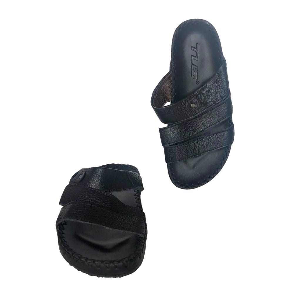 Dép da bò nam nguyên tấm thời trang cao cấp 21563