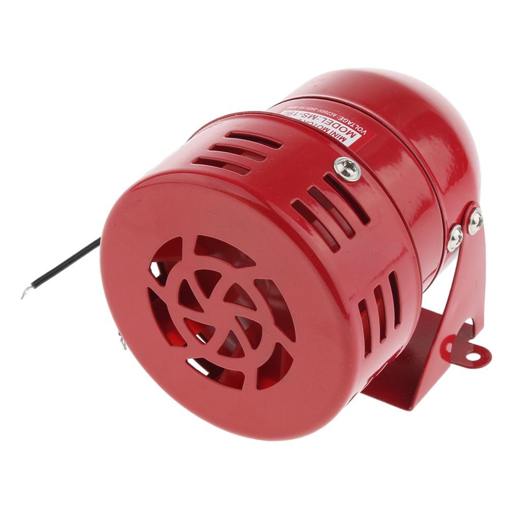 Strong Penetration Industrial Siren Motor Alarm Buzzer Alarm, Red, 12V / 24V / 110V / 220V