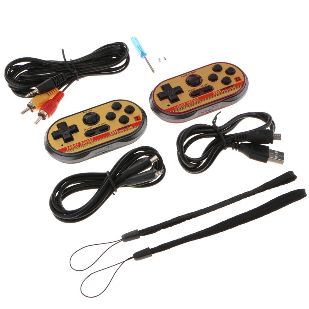 Set of 2 Classic Game Controllers for Children with Micro / USB / AV Cable +