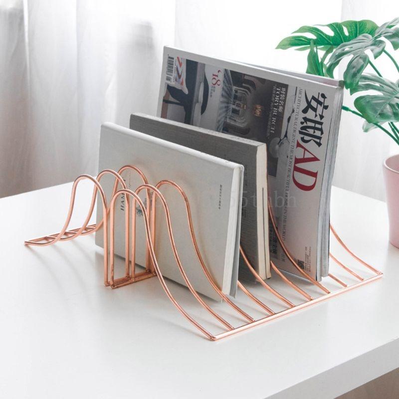 10 Lưới Tập Tin Lưu Trữ Giá Sách Đứng Bookend Bắc Âu Sắt Đồng Hồ Nam Người Tổ Chức Giá Đỡ Cho Văn Phòng Nhà