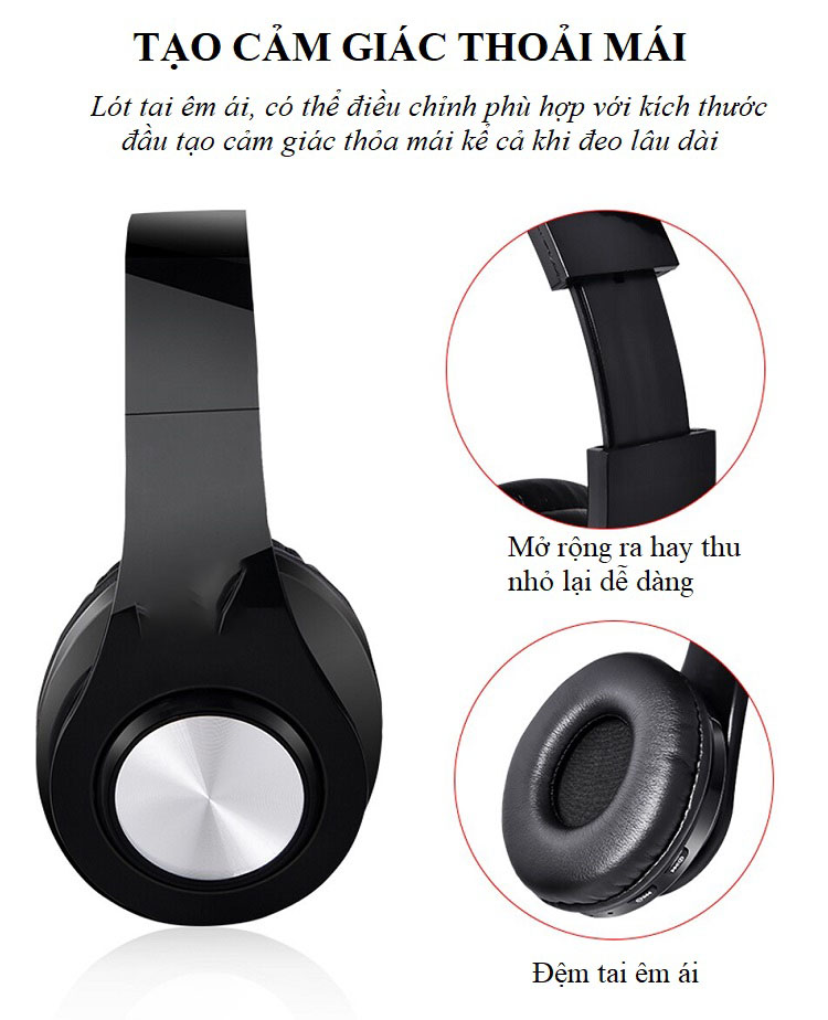 Tai Nghe Bluetooth Đa Năng HZ-10 Âm Thanh Sống Động