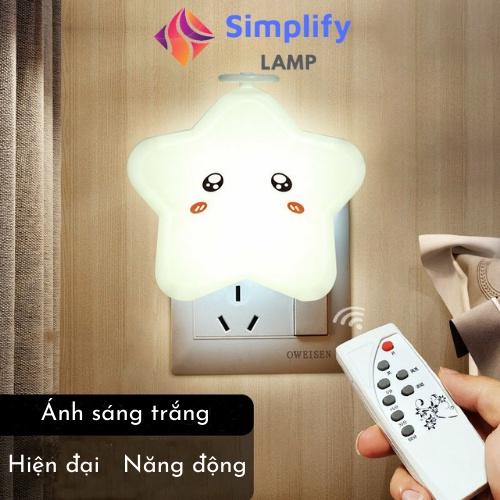 Đèn ngủ thông minh điều khiển từ xa điều chỉnh được độ sáng cực đẹp và cute S08