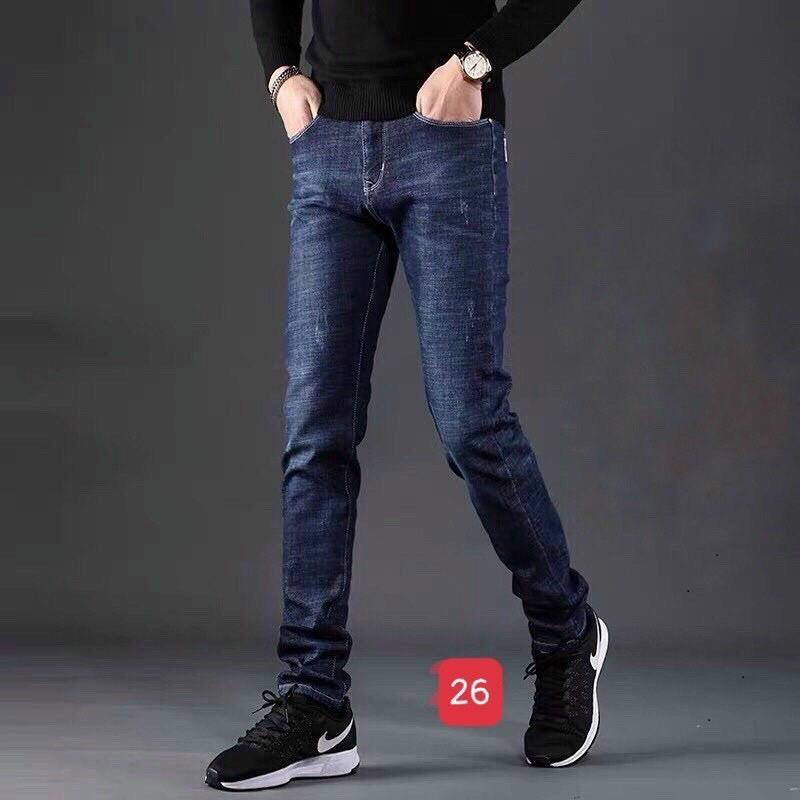 Quần jean nam - quần bò nam co dãn ôm form tôn dáng chuẩn, quần jean thời trang cao cấp nam Muradfashion mẫu MSS21