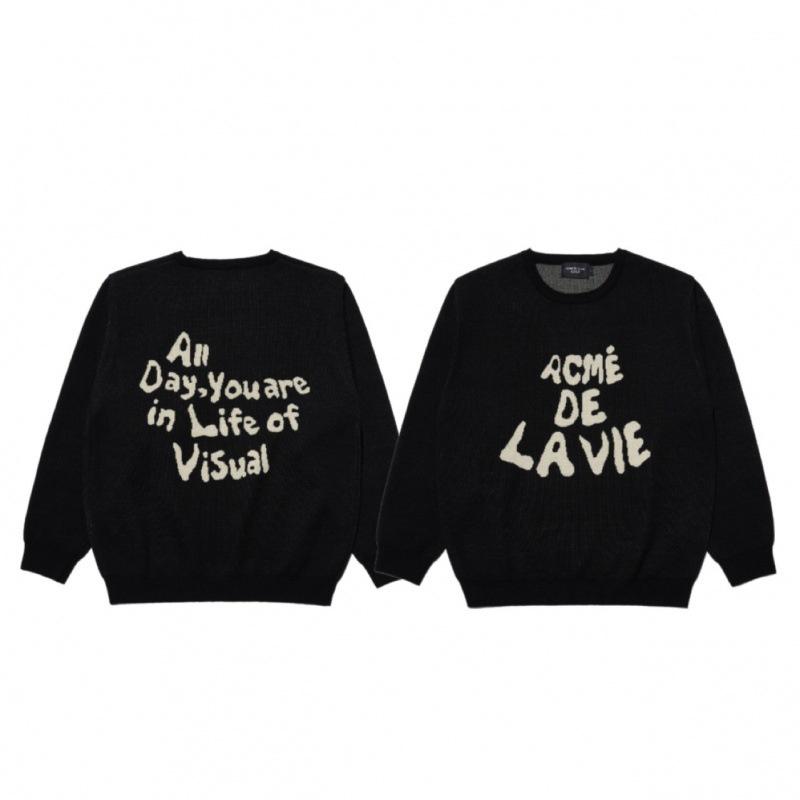 Áo Sweater cổ tròn thu đông in chữ