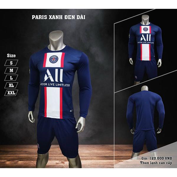 Bộ Quần Áo Bóng Đá Dài Tay Người Lớn – CLB Pari.S.G