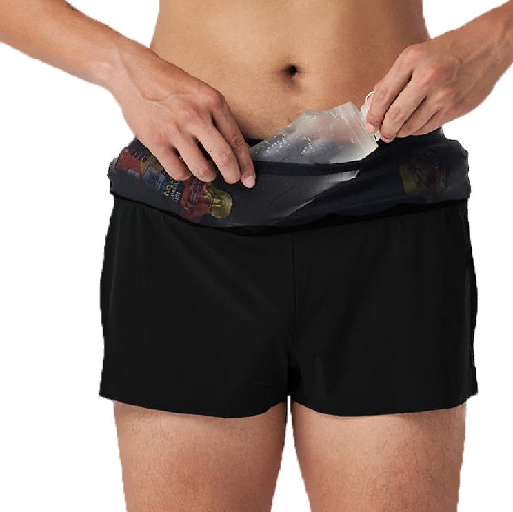 Quần Chạy Bộ Có Đai Quanh Bụng Đựng Bình Nước,gel,muối.Túi Hậu Có Khóa Kéo Đựng Điện Thoại