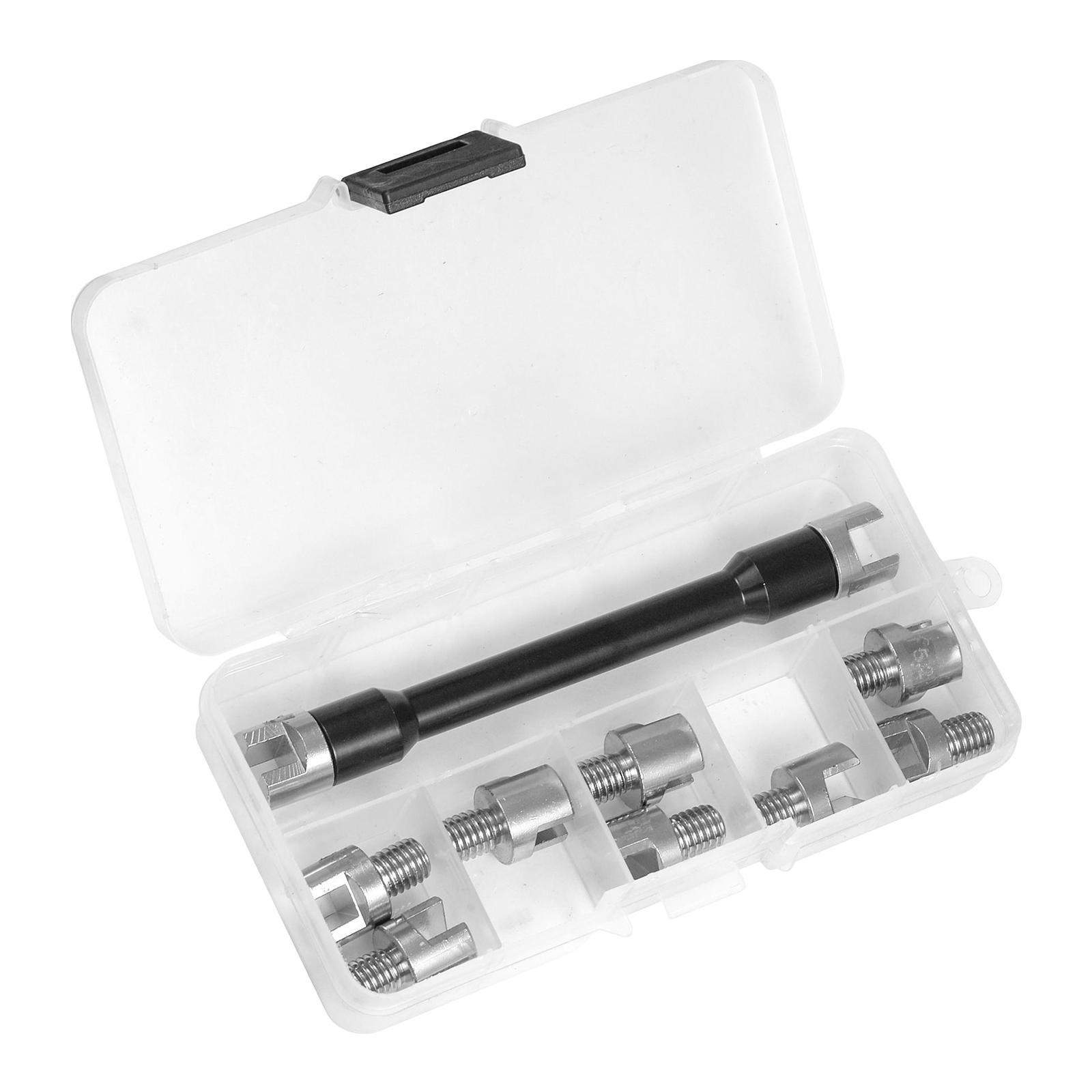 Spoke Spanner Wrench Adjust Rim Tension with Dustproof Box Steel