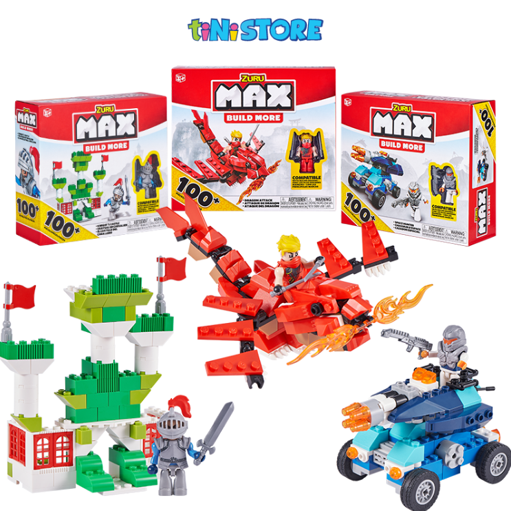 Đồ chơi lắp ráp 100+ mảnh MAX Builder More