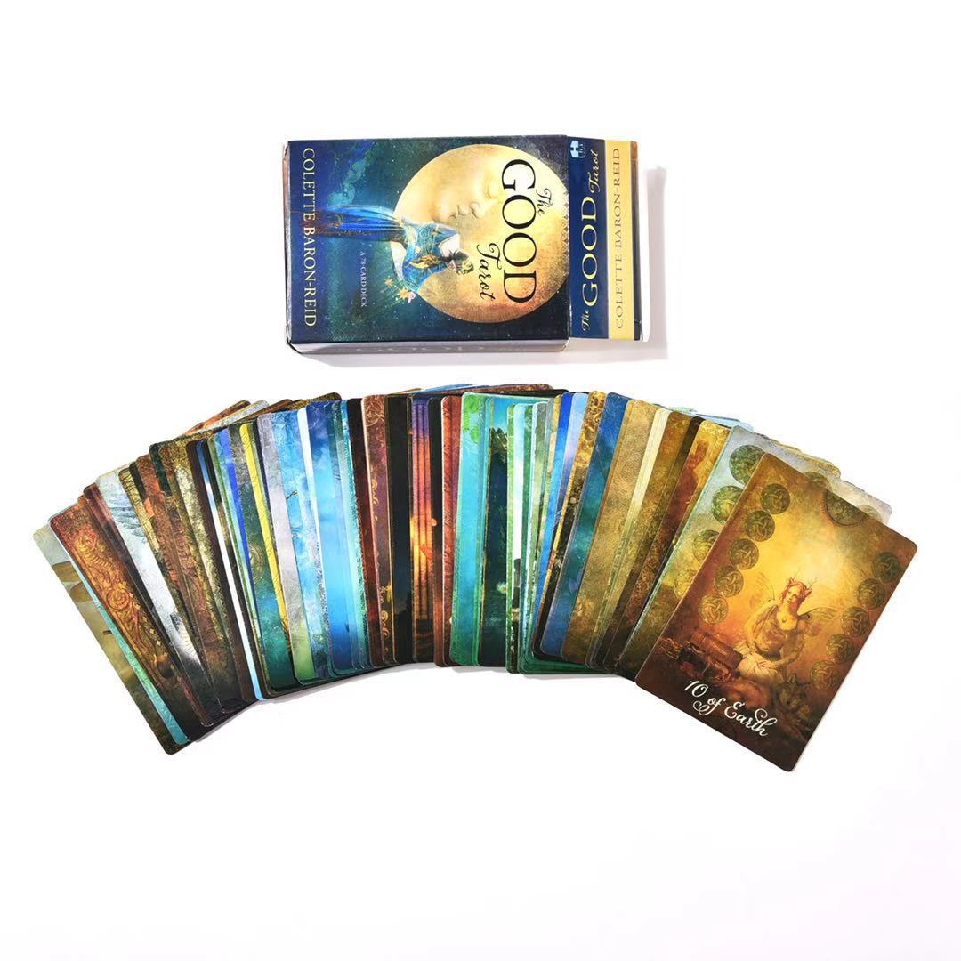 Combo Bộ Bài Bói The Good Tarot Cao Cấp và Túi Nhung Đựng Tarot và Khăn Trải Bàn Tarot