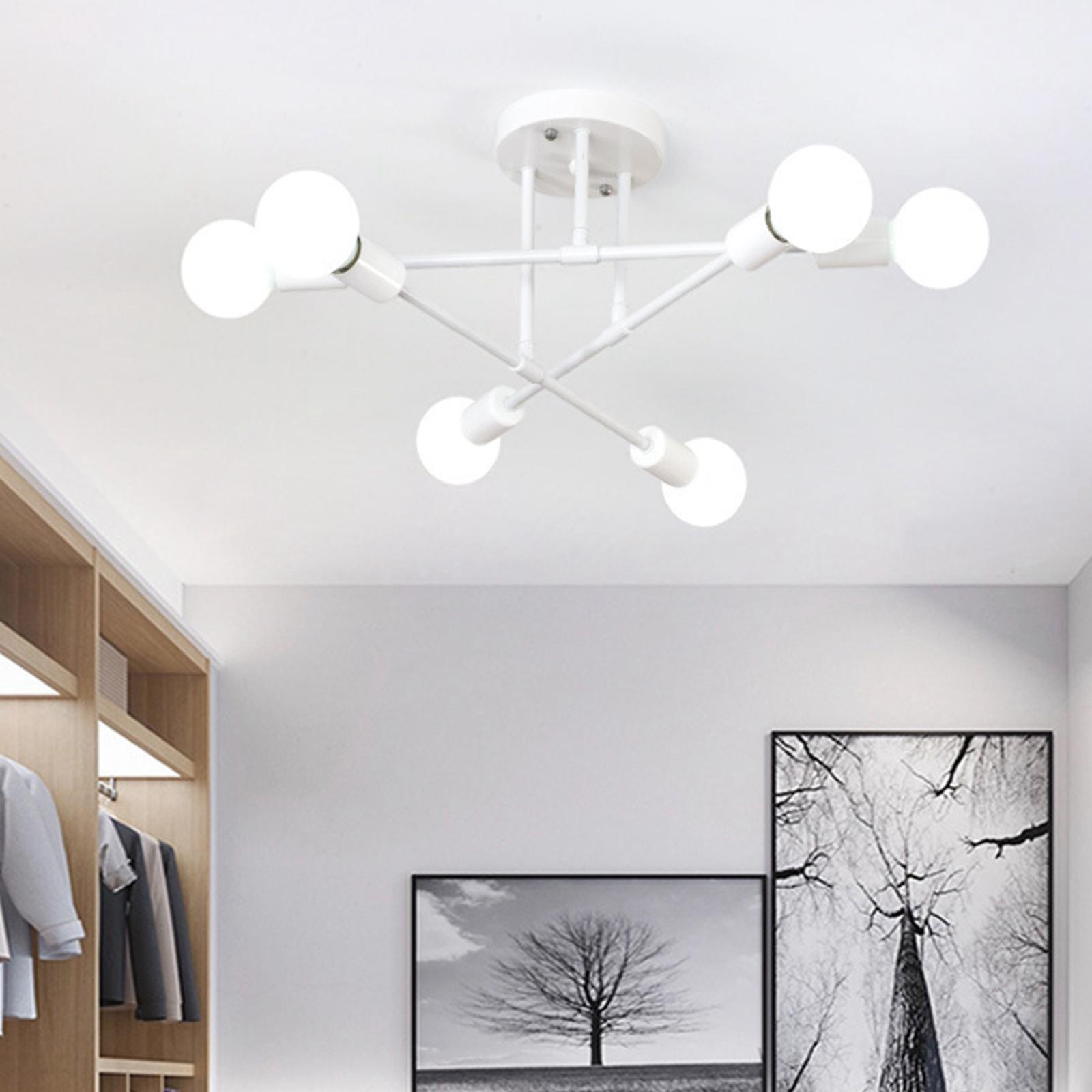 Ceiling Light Nordic Wrought Iron Chandelier Ceiling Lamp for Home Decor