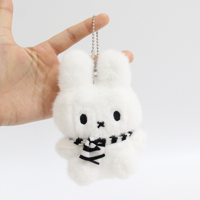 Thỏ trắng Miffy móc khoá gấu bông ship hỏa tốc tphcm đồ chơi nhồi bông hoạt hình dễ thương Miffy 10cm